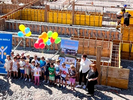 Будівництво дитячих садків у Рукаваці